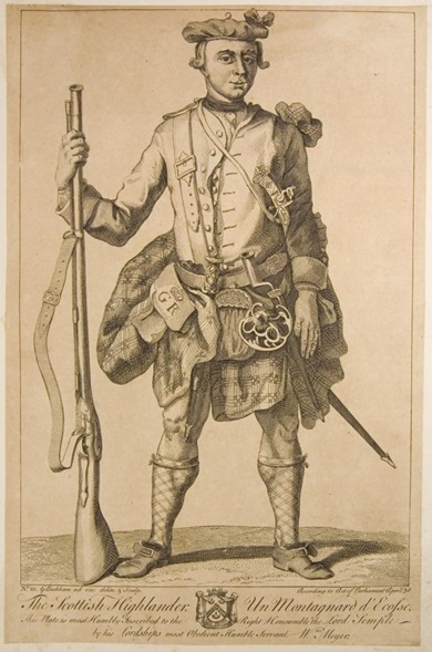 BW Soldier in Year 1765