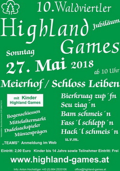 Waldviertler Highlandgames in Leiben